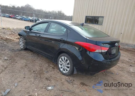 2013 Hyundai Elantra Gls/Limited z USA, uszkodzony, nr VIN KMHDH4AE9DU649060